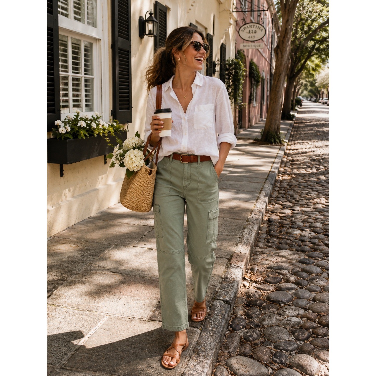 LOFT Womens Sage Green Skinny Cargo Pants Zipper Ankle Utility Moto Trousers 2 LOFT Womens Sage Green Skinny Cargo Pants Zipper Ankle Utility Moto Trousers 2