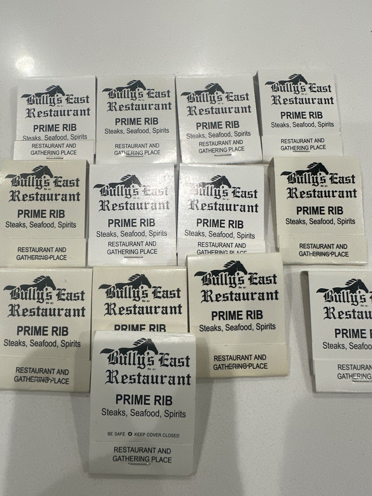 Vintage Bully's Prime Rib Restaurant Matchbook Del Mar San Diego Unstruck 13
