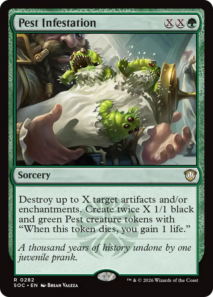 MTG Pest Infestation [Secrets of Strixhaven Commander] Near Mint Magic