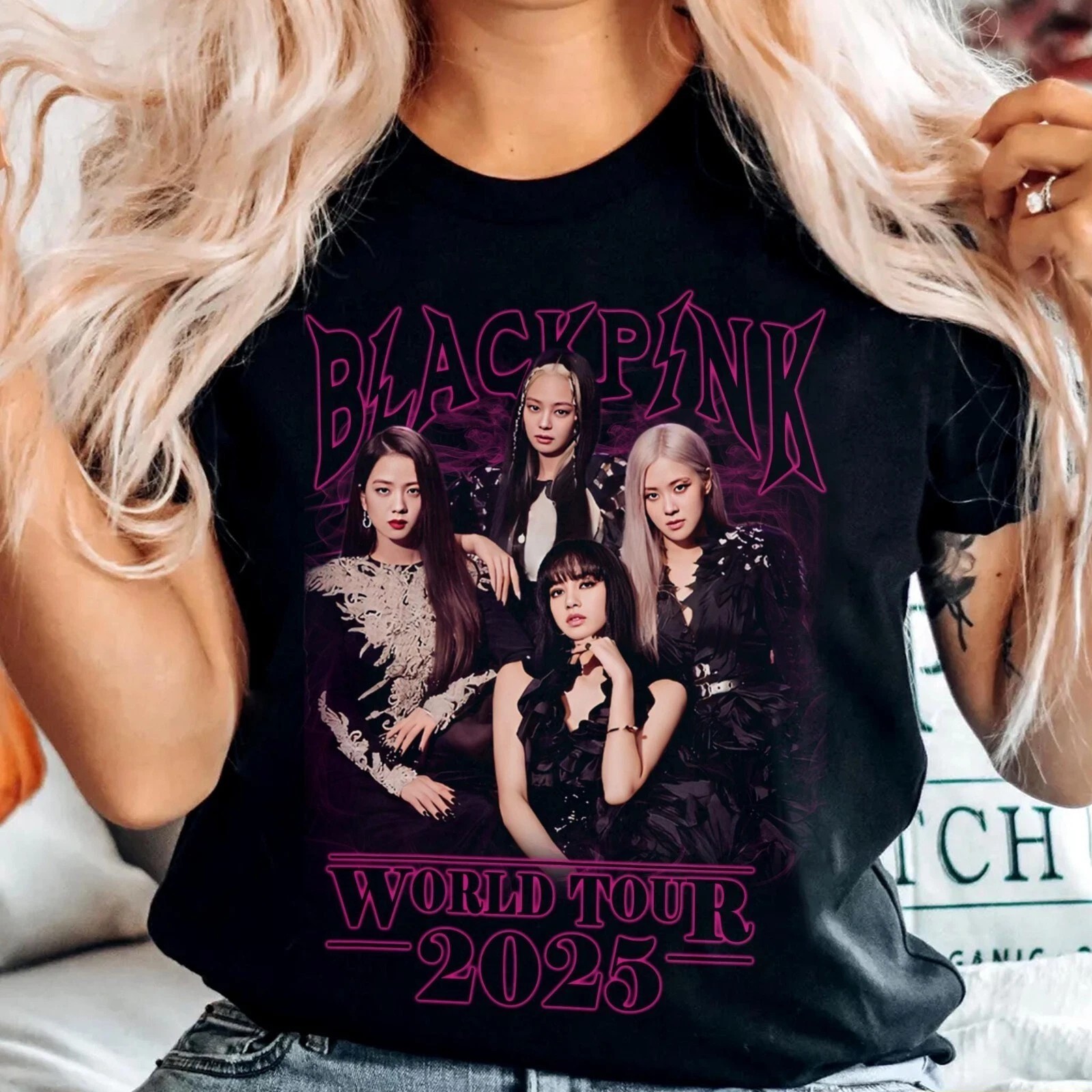 Blackpink World Tour 2025 T-Shirt, Kpop Girl Group
