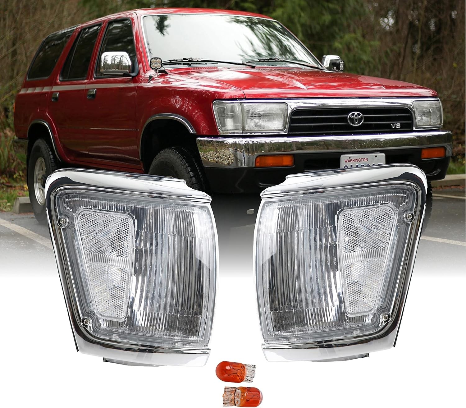 USR DEPO 92-95 4Runner Corner Lights - Front Cornering Parking Turn Signal Lamp USR DEPO 92-95 4Runner Corner Lights - Front Cornering Parking Turn Signal Lamp
