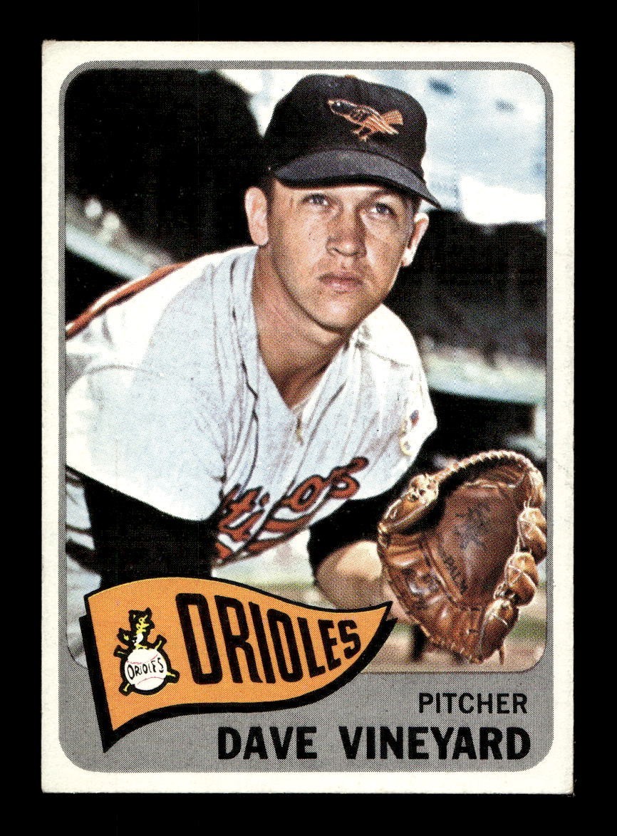 1965 Topps #169 Dave Vineyard Orioles EX+ *3w