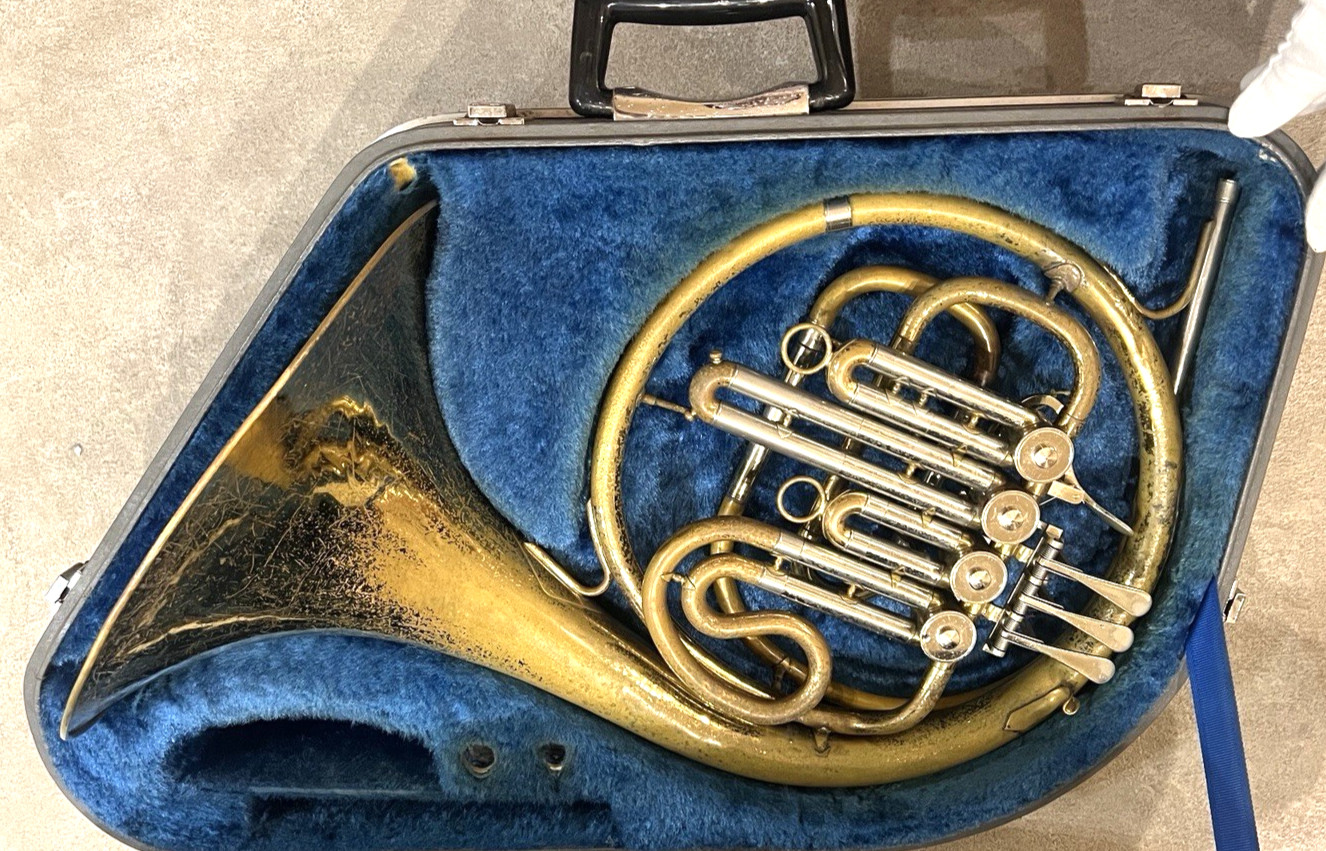YAMAHA French Horn YHR321 B Flat Single w Case No Mouthpiece Ships Free 4