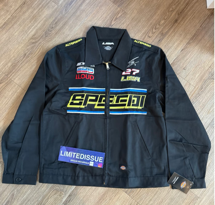 Lisa BlackPink Speedi Jacket DICKIES Large NWT K Pop LaLisa Alterego Lisa BlackPink Speedi Jacket DICKIES Large NWT K Pop LaLisa Alterego