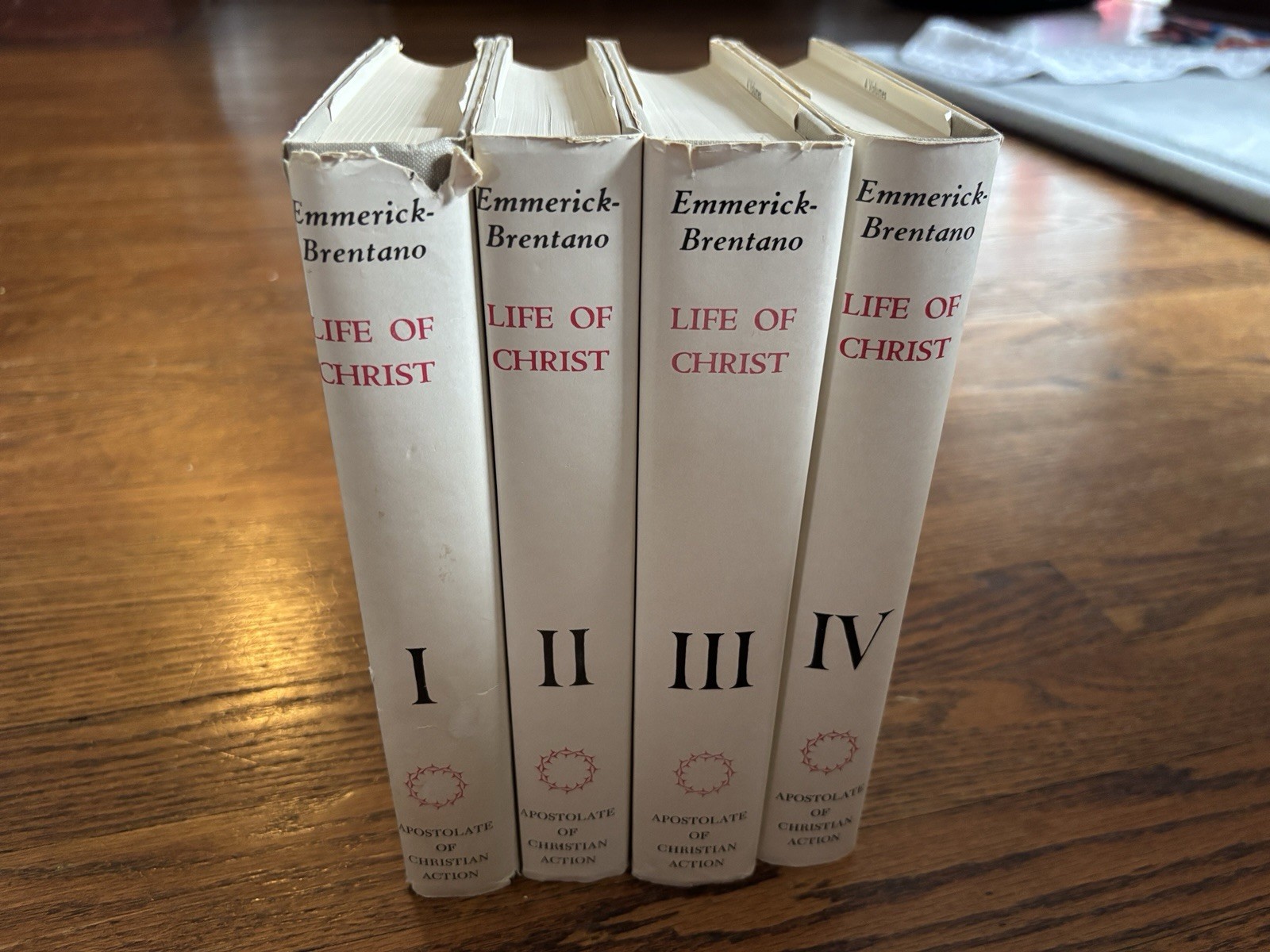 THE LIFE OF OUR LORD AND SAVIOUR JESUS CHRIST 4 Vol. w/DJ Emmerick 1st Edition THE LIFE OF OUR LORD AND SAVIOUR JESUS CHRIST 4 Vol. w/DJ Emmerick 1st Edition