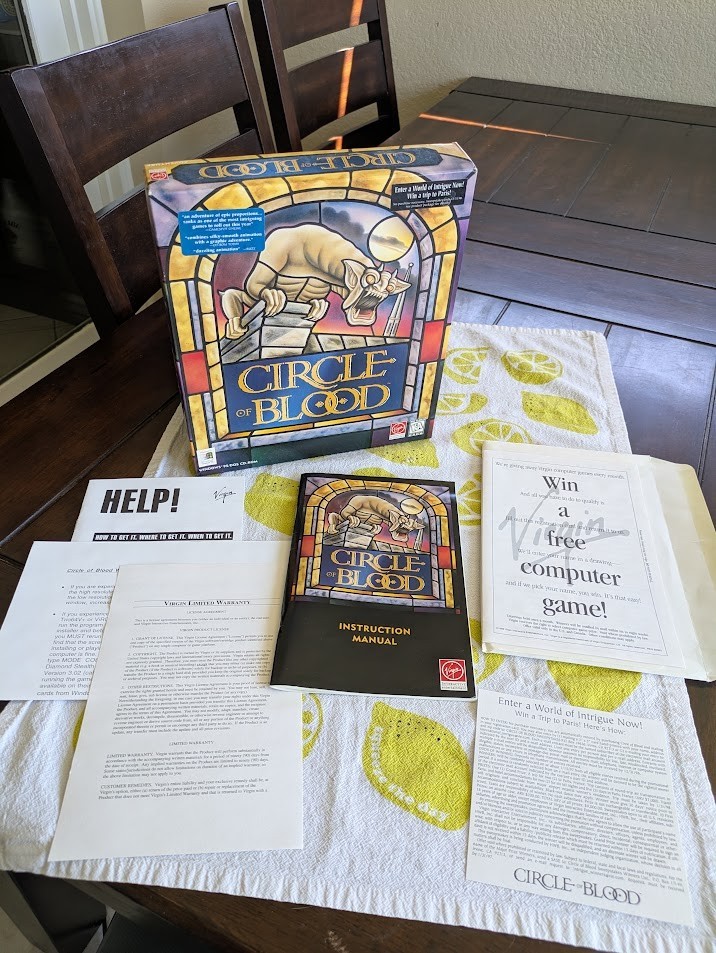 Circle of Blood Big Box (No Game; PC; Clean & Excellent Condition) Circle of Blood Big Box (No Game; PC; Clean & Excellent Condition)