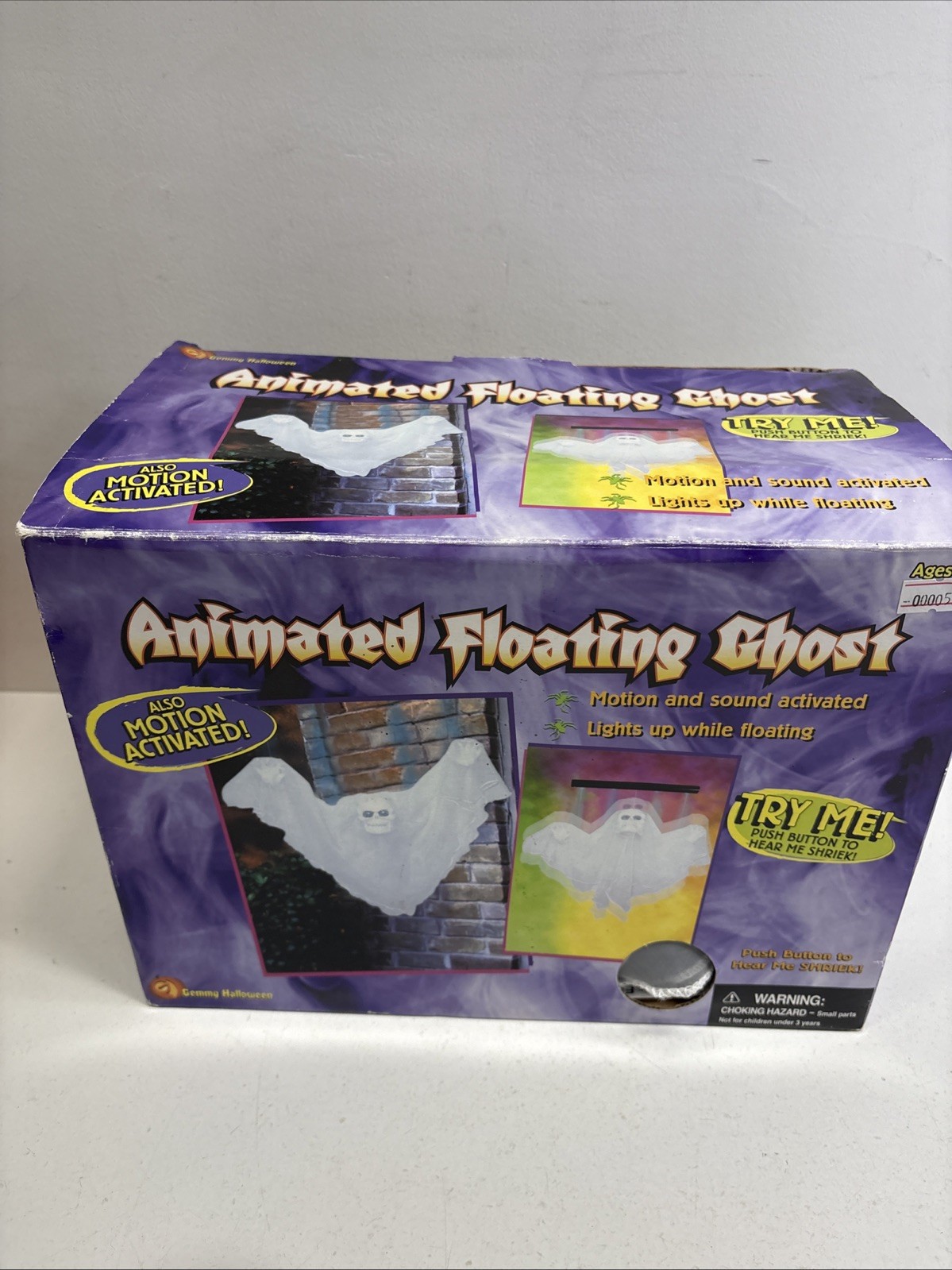 Gemmy Animated Floating Ghost Halloween Motion Sound Activarted Light Up Vintage Gemmy Animated Floating Ghost Halloween Motion Sound Activarted Light Up Vintage