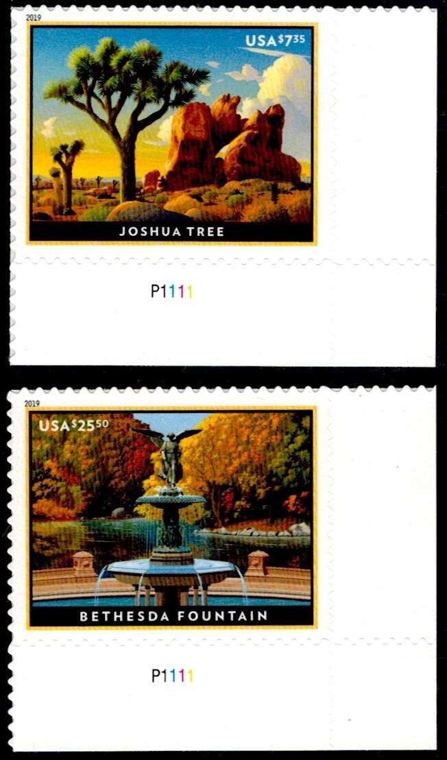 US Scott # 5347 & 5348 Priority & Express Mail Two Plate Singles MNH US Scott # 5347 & 5348 Priority & Express Mail Two Plate Singles MNH