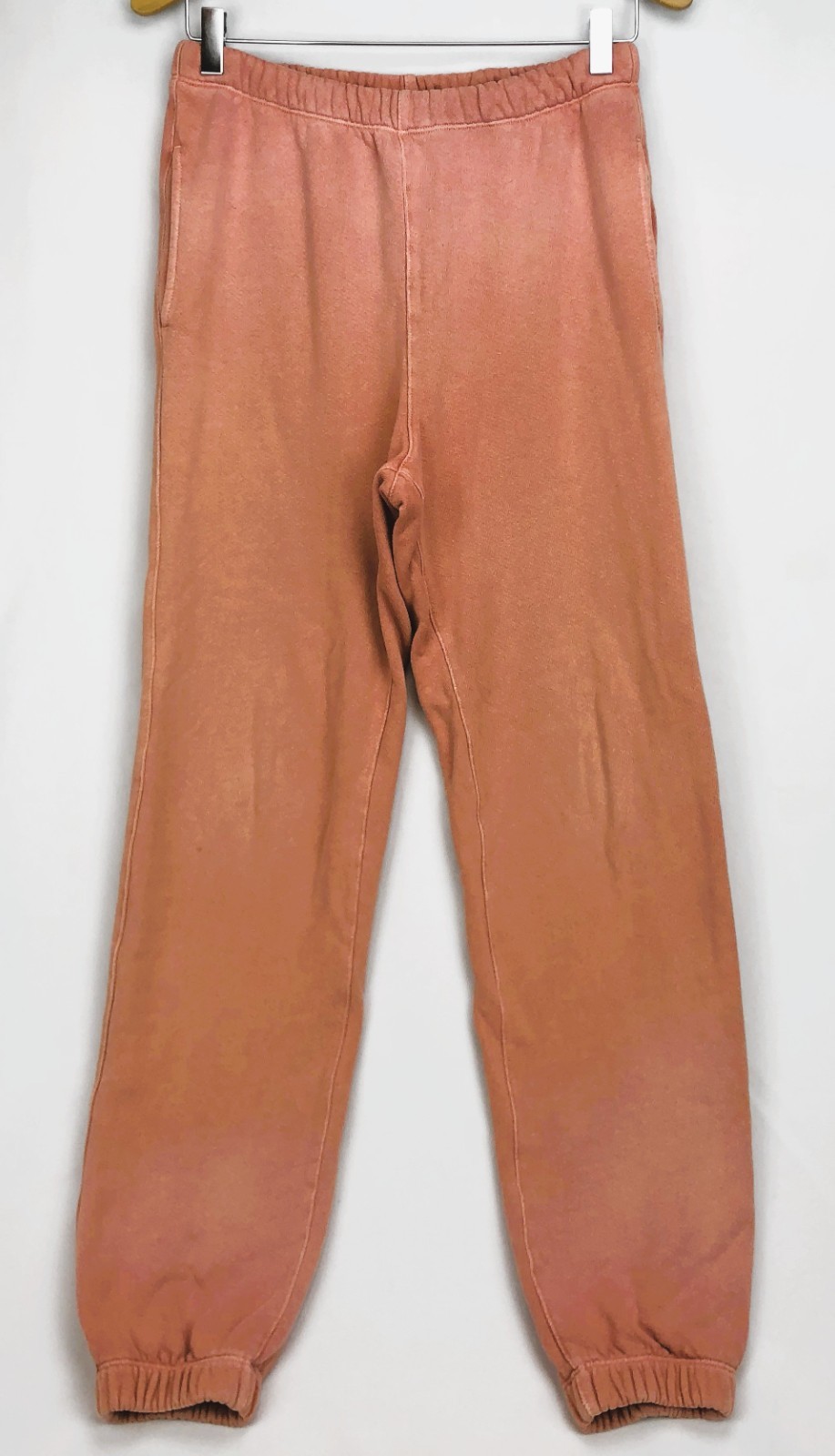 RE/DONE x Hanes Women\'s XS Sweatpants Faded Clay Pink Cotton Joggers Made in USA
