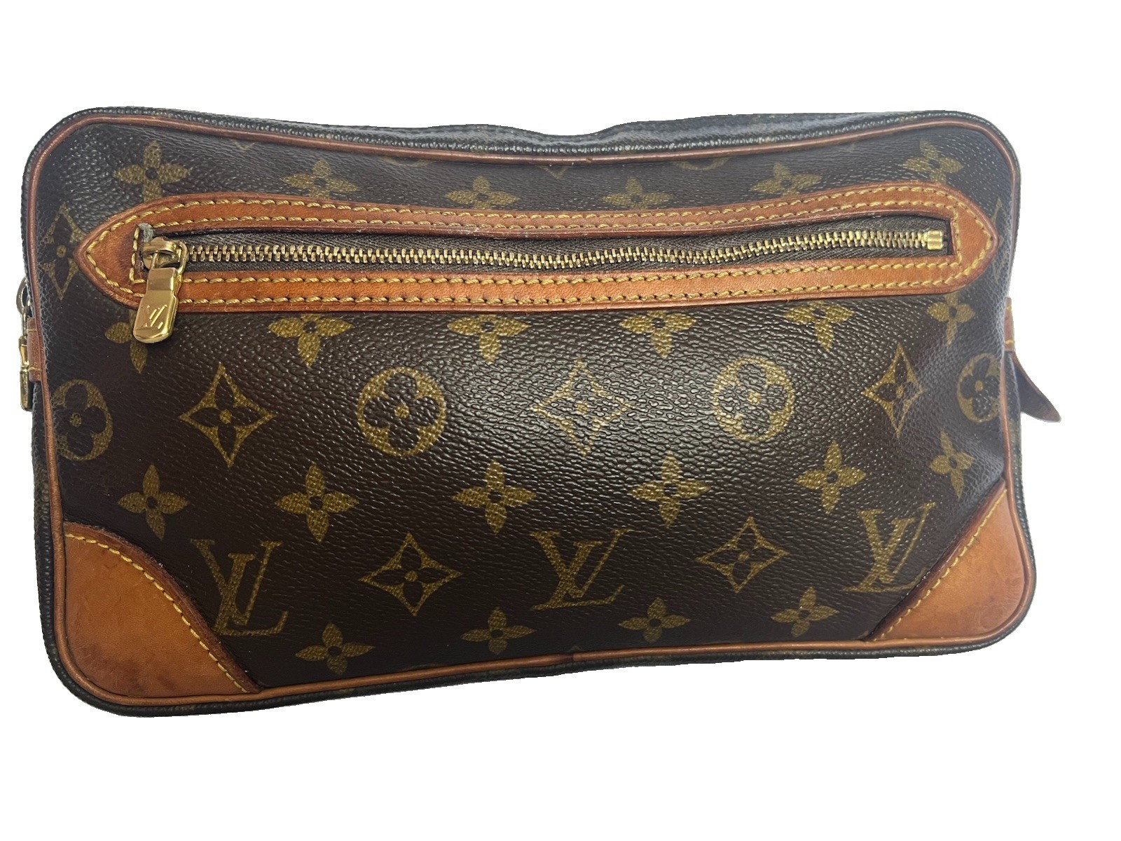 Vintage Louis Vuitton Monogram Compagnon Toiletry Pouch Clutch Bag - SL0936