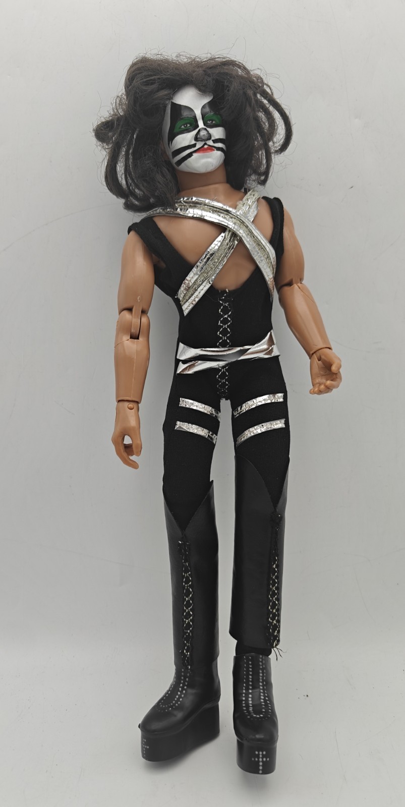 KISS PETER CRISS MEGO 1977 VINTAGE AUCOIN 12.5\'\' ACTION FIGURE DOLL - AS-IS Read