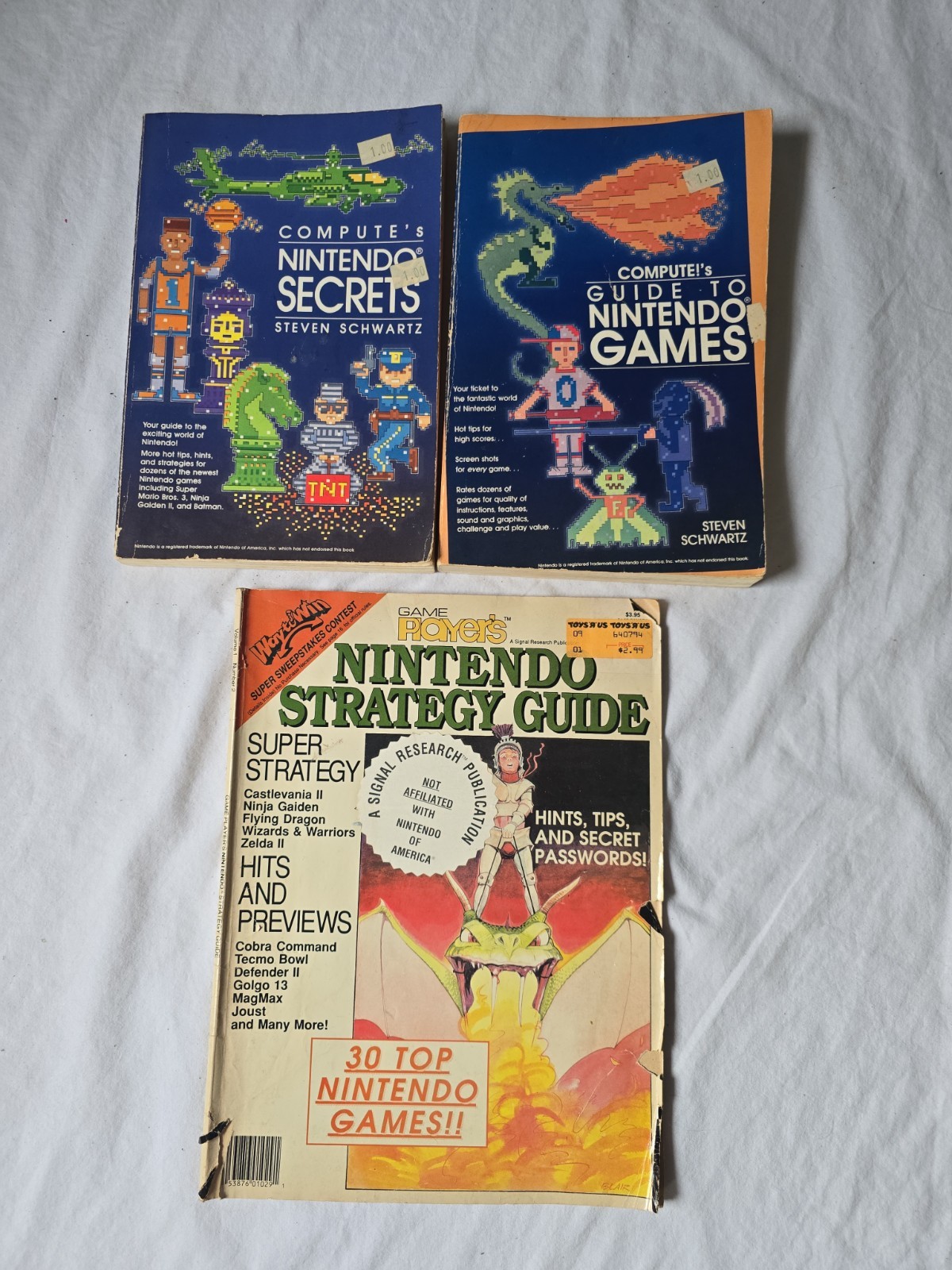 Vintage 1988-1990 Game Player's NIntendo Secrets Strategy Guide Buyer's Guide 