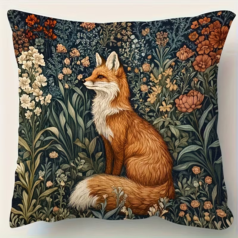 Beautiful Vintage William Morris FOX Pillow Cover  18
