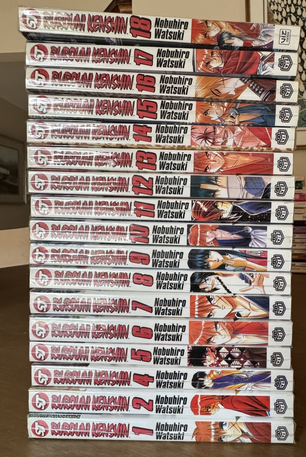 RUROUNI KENSHIN Manga English Sealed Vol 1 2 4-18 Lot 17 Nobuhiro Watsuki RUROUNI KENSHIN Manga English Sealed Vol 1 2 4-18 Lot 17 Nobuhiro Watsuki