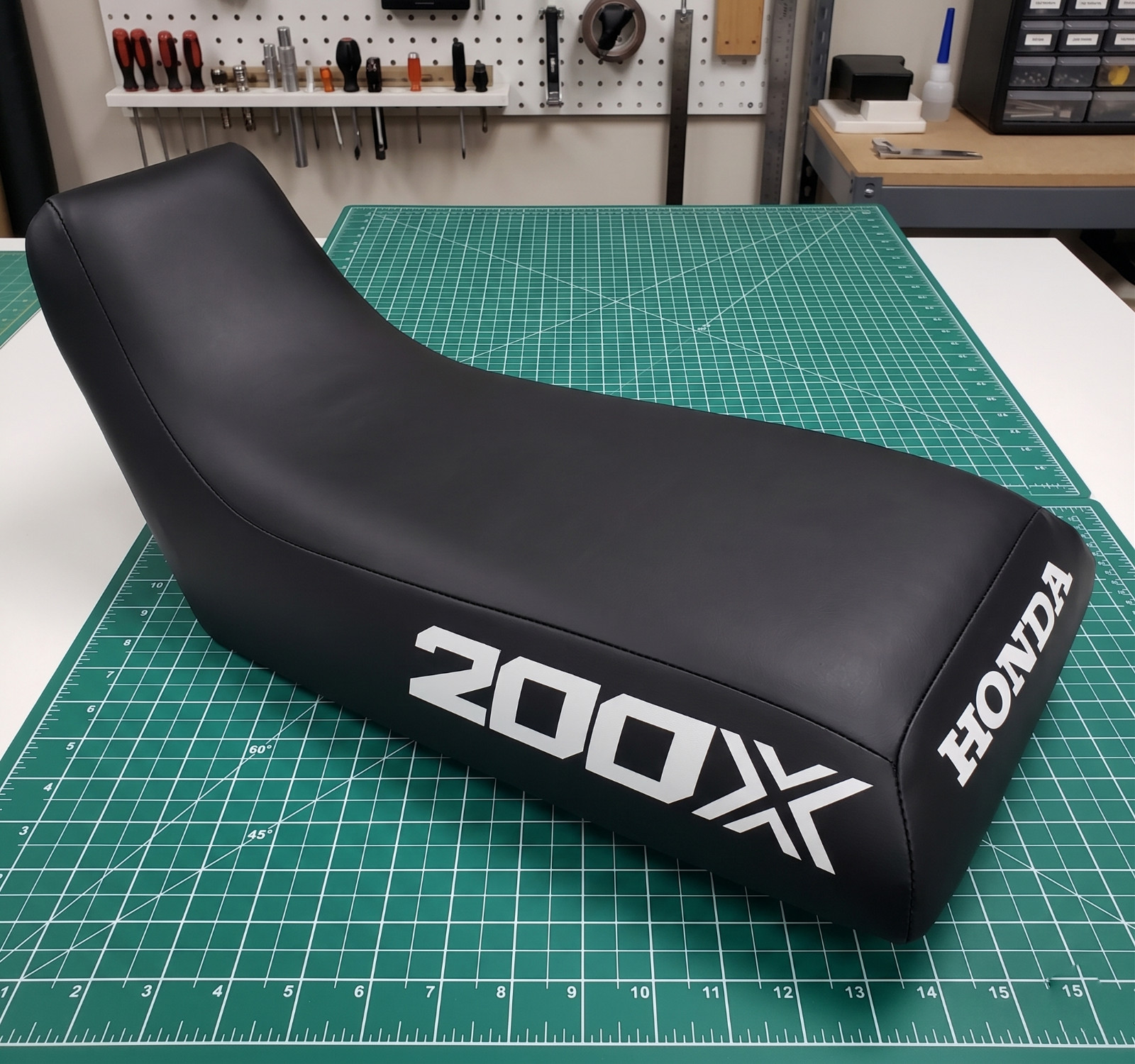 Honda ATC 200X Seat Cover For 1983 To 1985 Models Black Vinyl Seat Cover