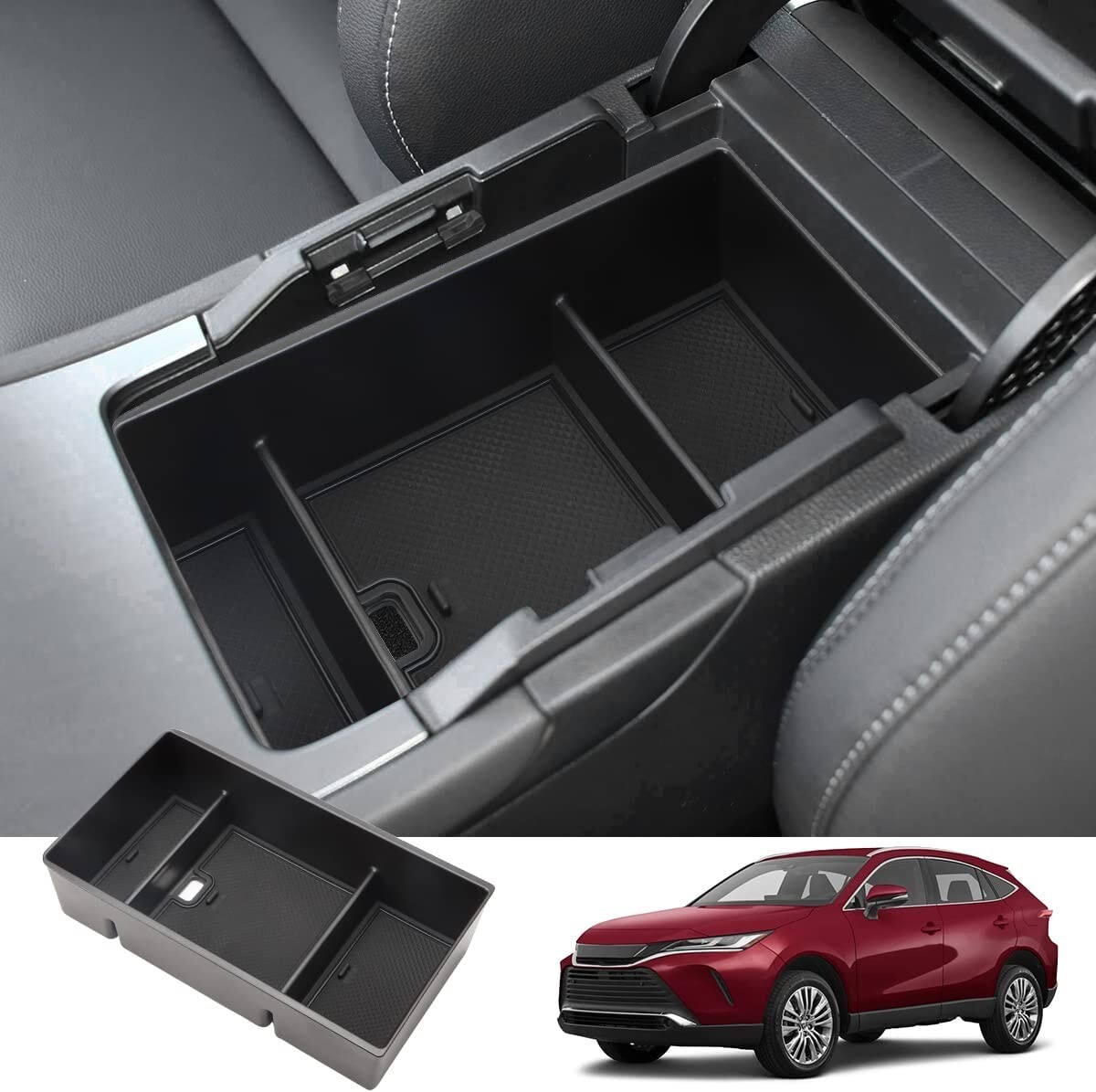 MARCHFA for Toyota Venza Accessory 2021 2022 2023 Center Console Organizer Tray