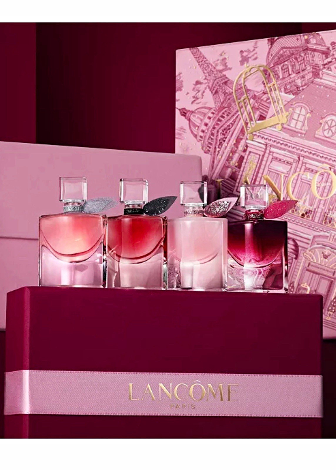 100% Authentic Lancome La Vie Est Belle Holiday Mini Fragrance Sampler Set NIB