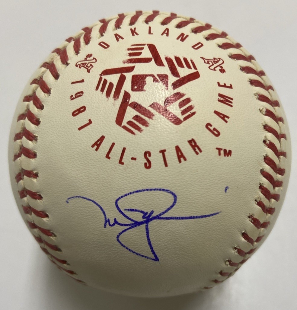 Mark McGwire 1987 Rawlings Signed All-Star Baseball Beckett Certified 4W559837