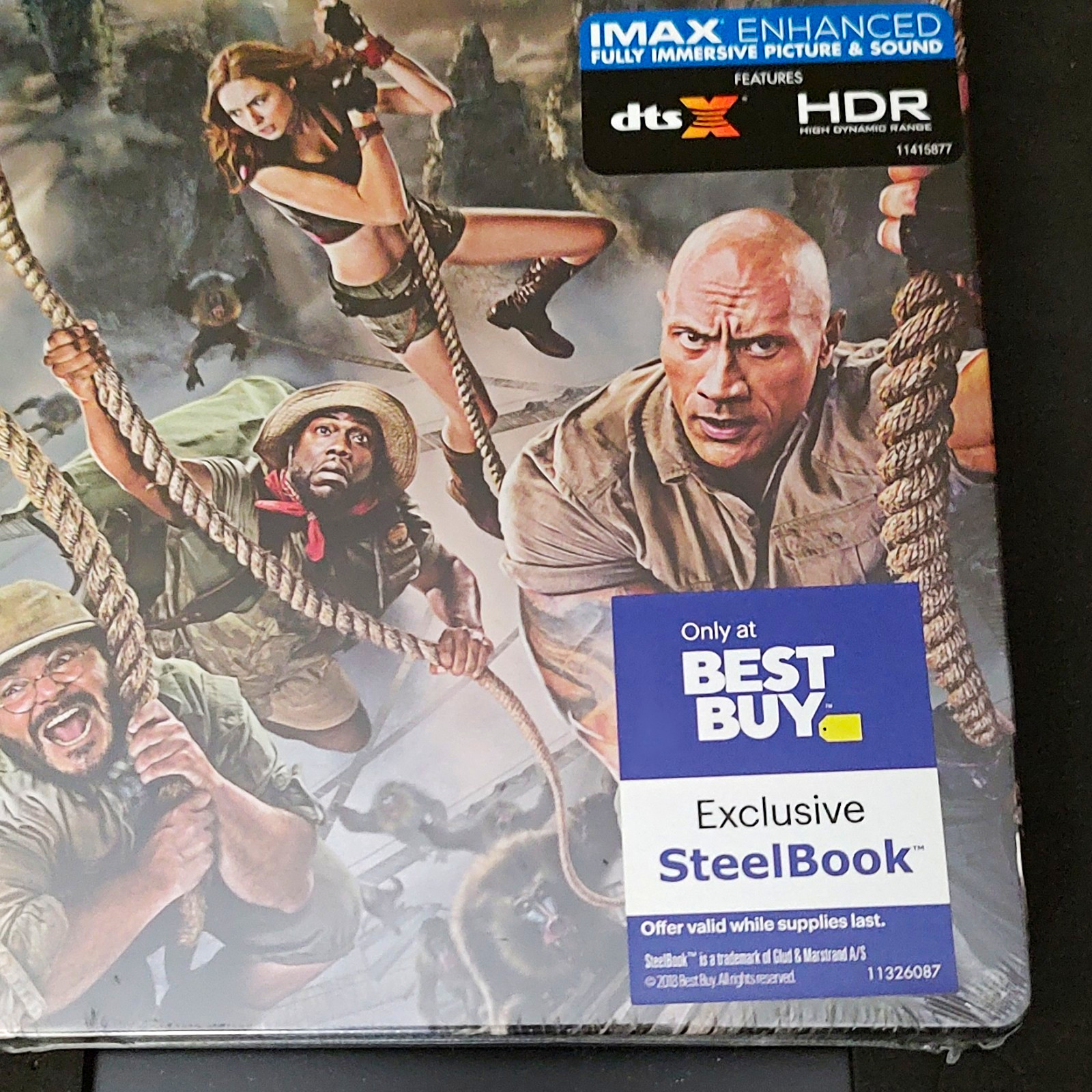 Sony Jumanji: The Next Level 4K UHD Blu-ray Steelbook IMAX Enhanced HDR Sony Jumanji: The Next Level 4K UHD Blu-ray Steelbook IMAX Enhanced HDR