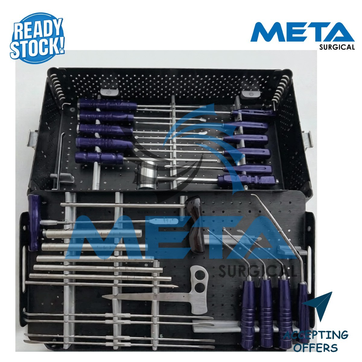 Unilateral Biportal Endoscopic UBE Spine Surgery Set | Orthopedic Instruments