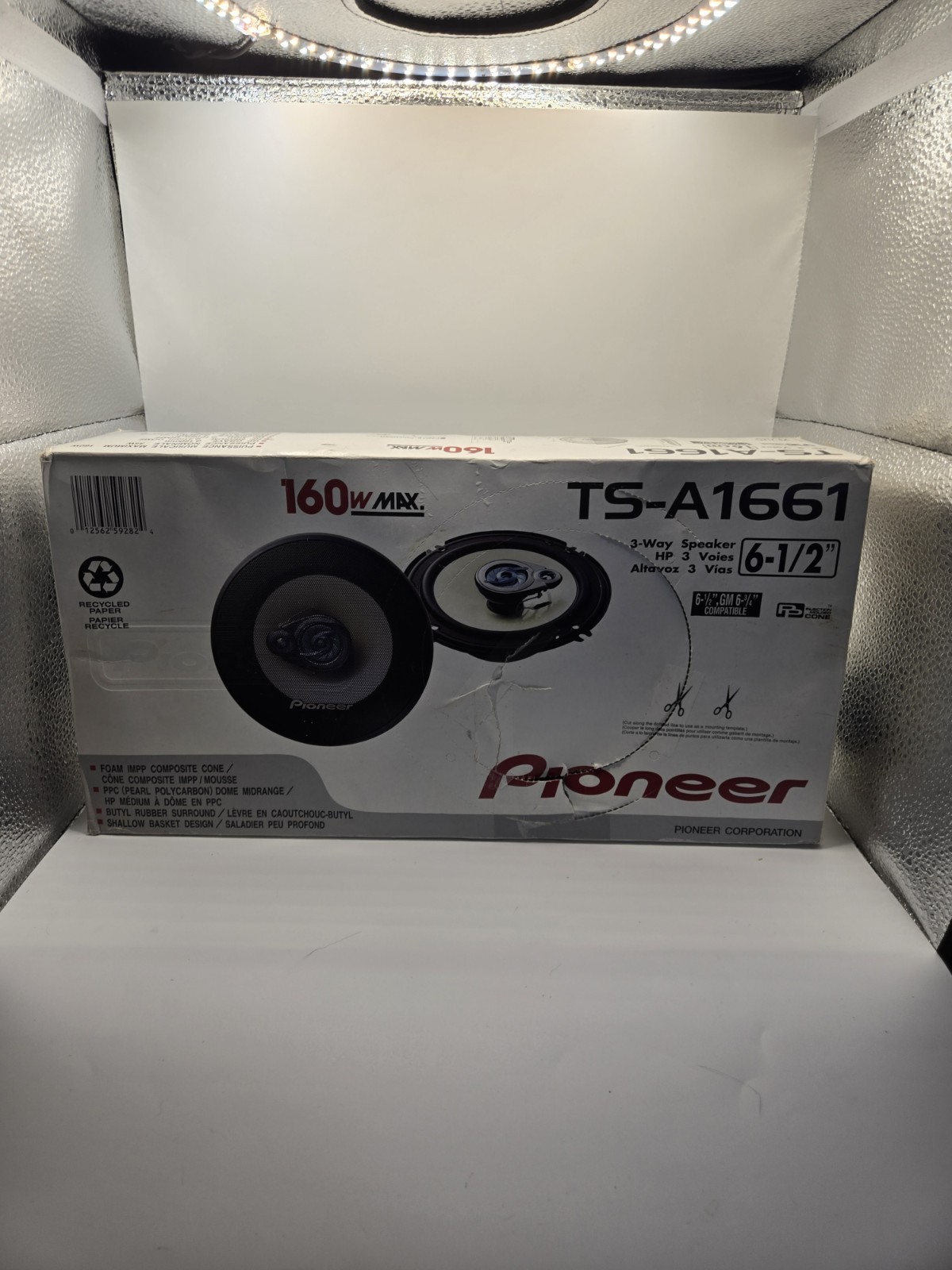 Pioneer TS-A1661 6-1/2 3 Way Speakers Open Box Pioneer TS-A1661 6-1/2 3 Way Speakers Open Box