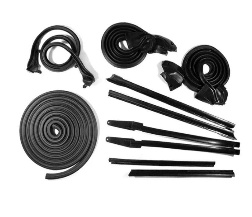 1969-1970 GM B Body Convertibles, Basic Body Molding Weatherstripping Kit