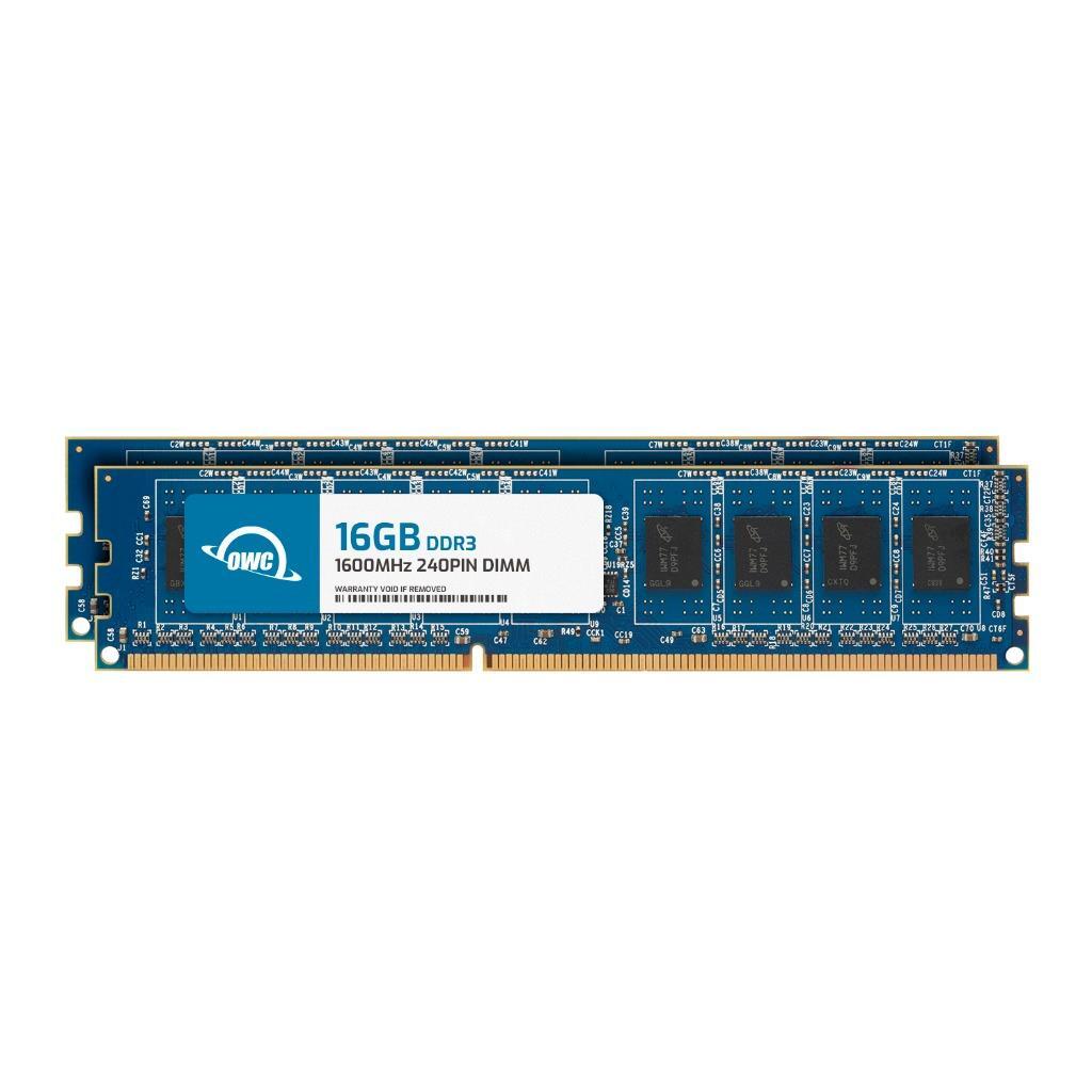 OWC 32GB (2x16GB) DDR3 1600MHz 2Rx8 Non-ECC UDIMM 240pin Memory RAM OWC 32GB (2x16GB) DDR3 1600MHz 2Rx8 Non-ECC UDIMM 240pin Memory RAM
