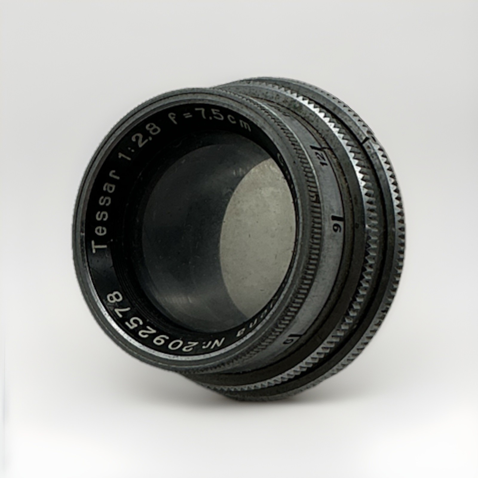 Vintage Carl Zeiss Jena Tessar 2.8/7.5cm lens for Exakta (177)