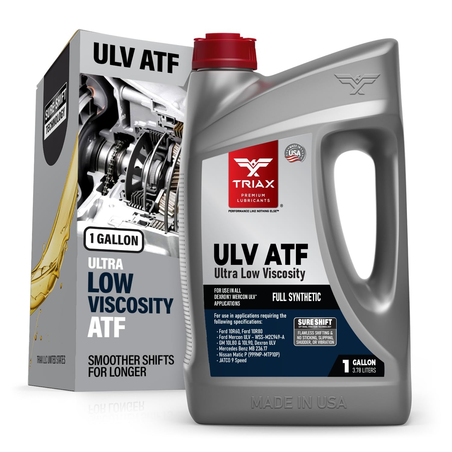 TRIAX ULV ATF Full Synthetic, Ultra Low Viscosity, Automatic Transmission Fluid
