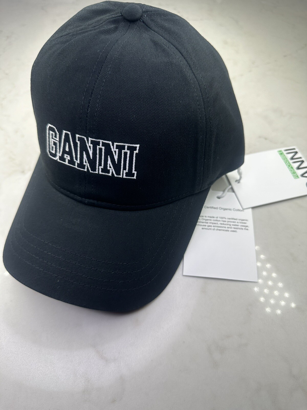 ganni baseball cap