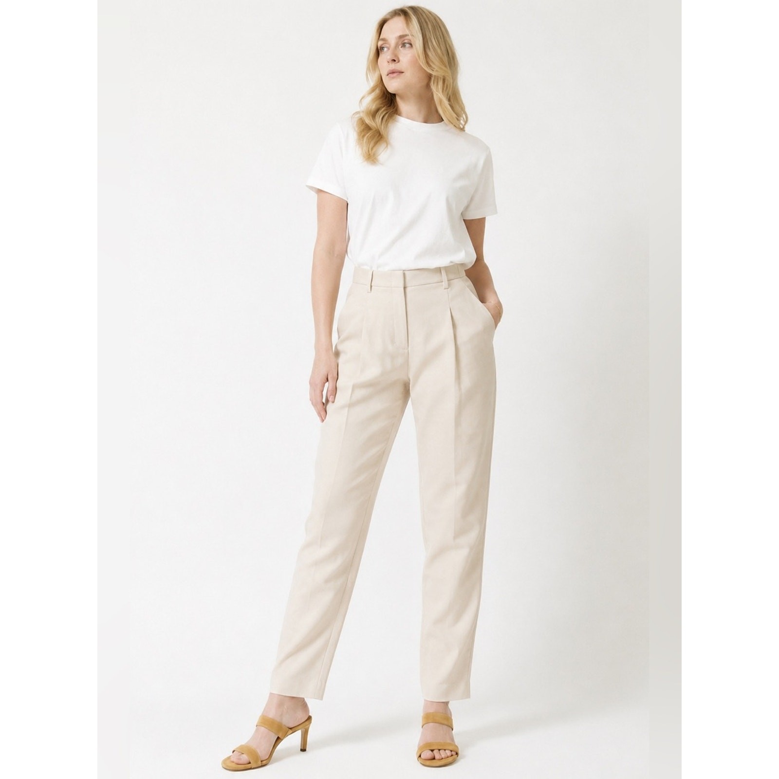 Dorothee Schumacher Women\'s Summer Cruise Pants Straight Leg Size 1 US 2