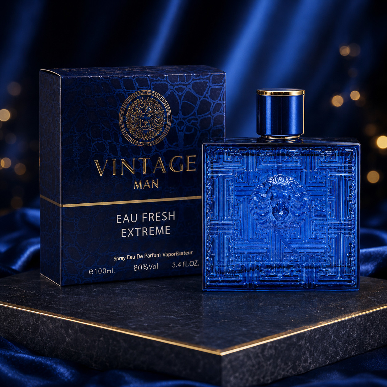 Vintage Man Eau Fresh Extreme Eau de Parfum 3.4 oz 100 ml