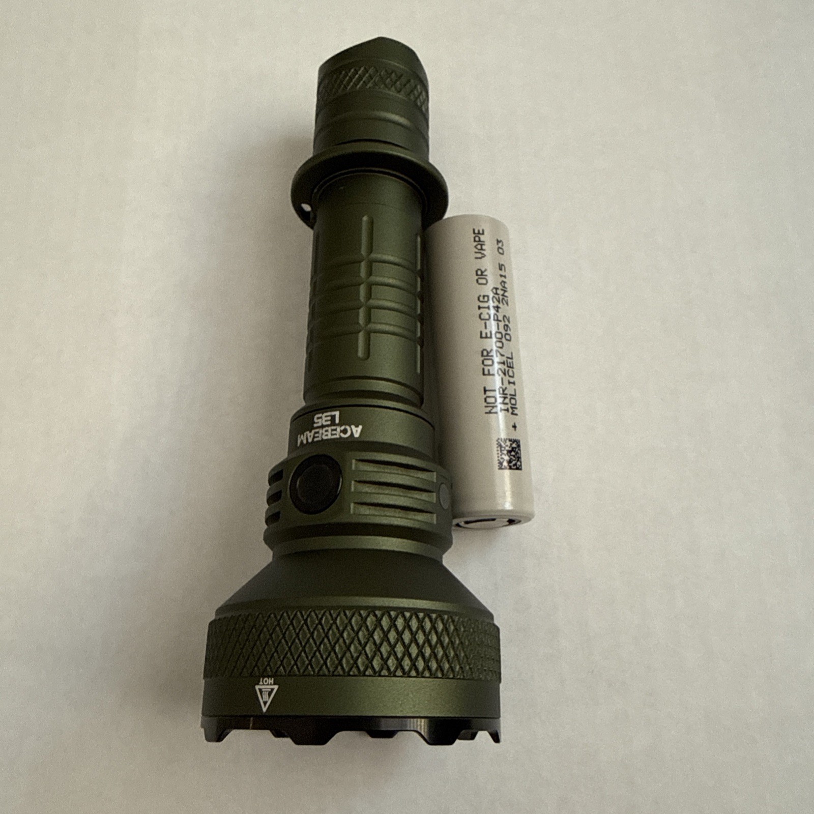 ACEBEAM L35 Tactical Flashlight 5000 Lumens XHP70.2 21700 TIR OD Green #1