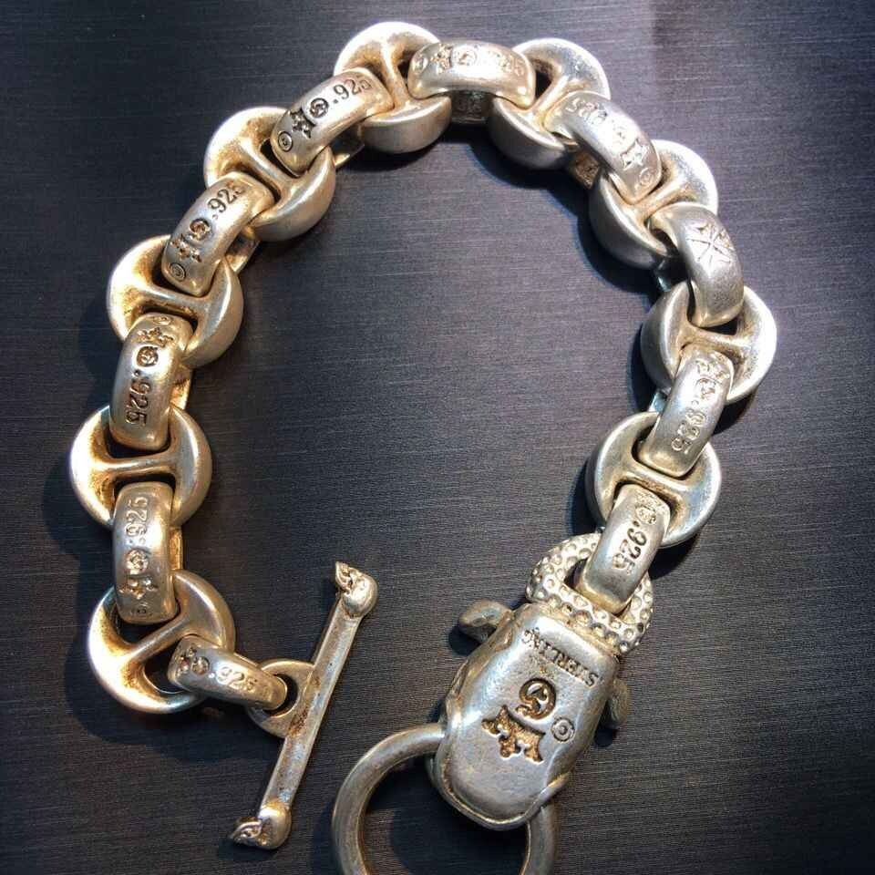 Vintage Handmade Tribal Silver Bracelet