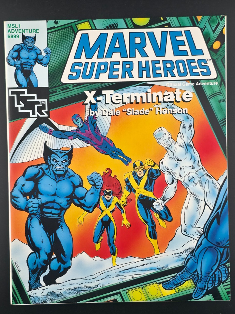 Marvel Superheroes RPG  X-Terminate 1991 TSR 6899 X-Men