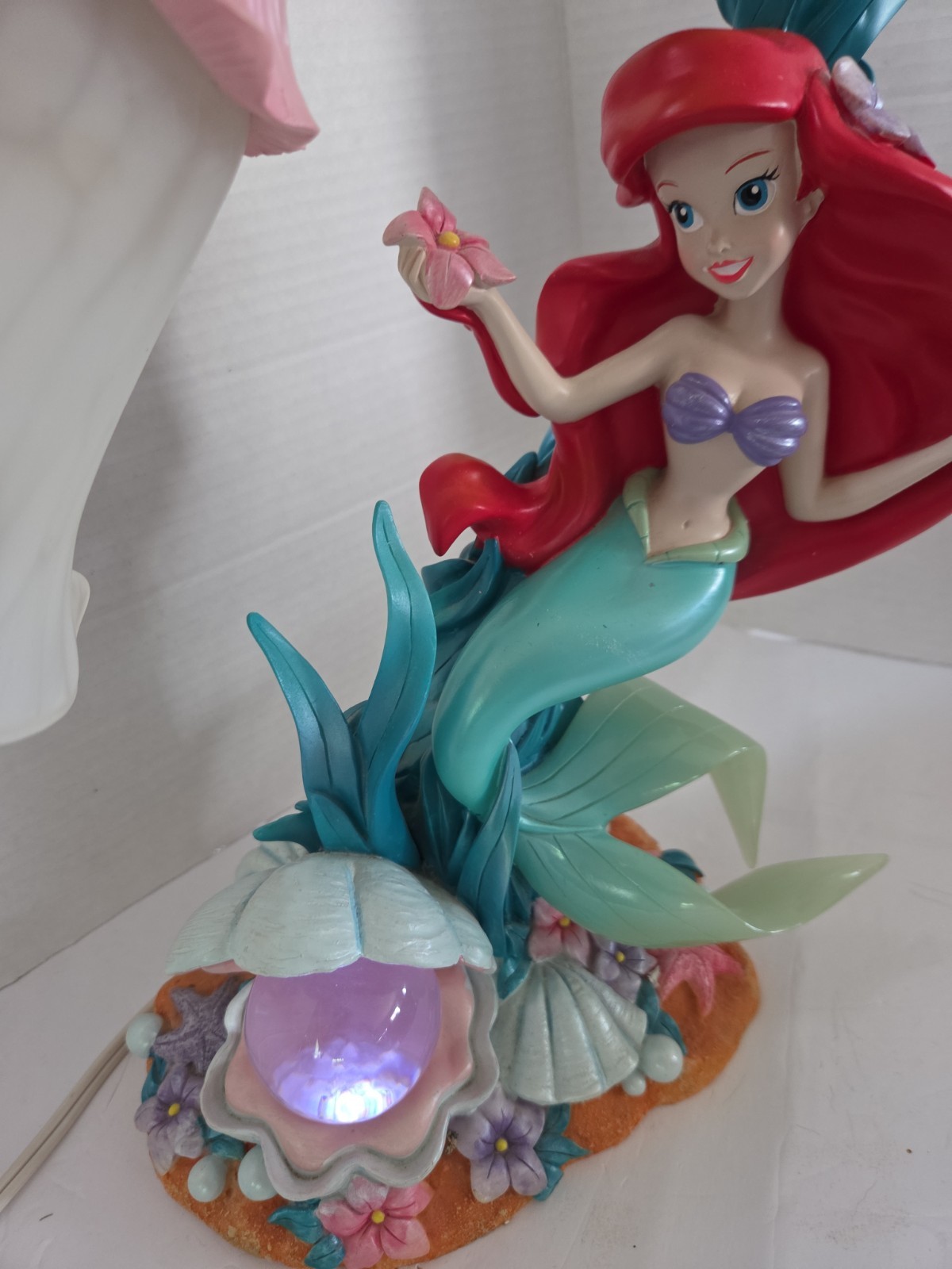 EUC Disney's The Little Mermaid Ariel's *Seaflower Serenade* Lamp & Night Light 