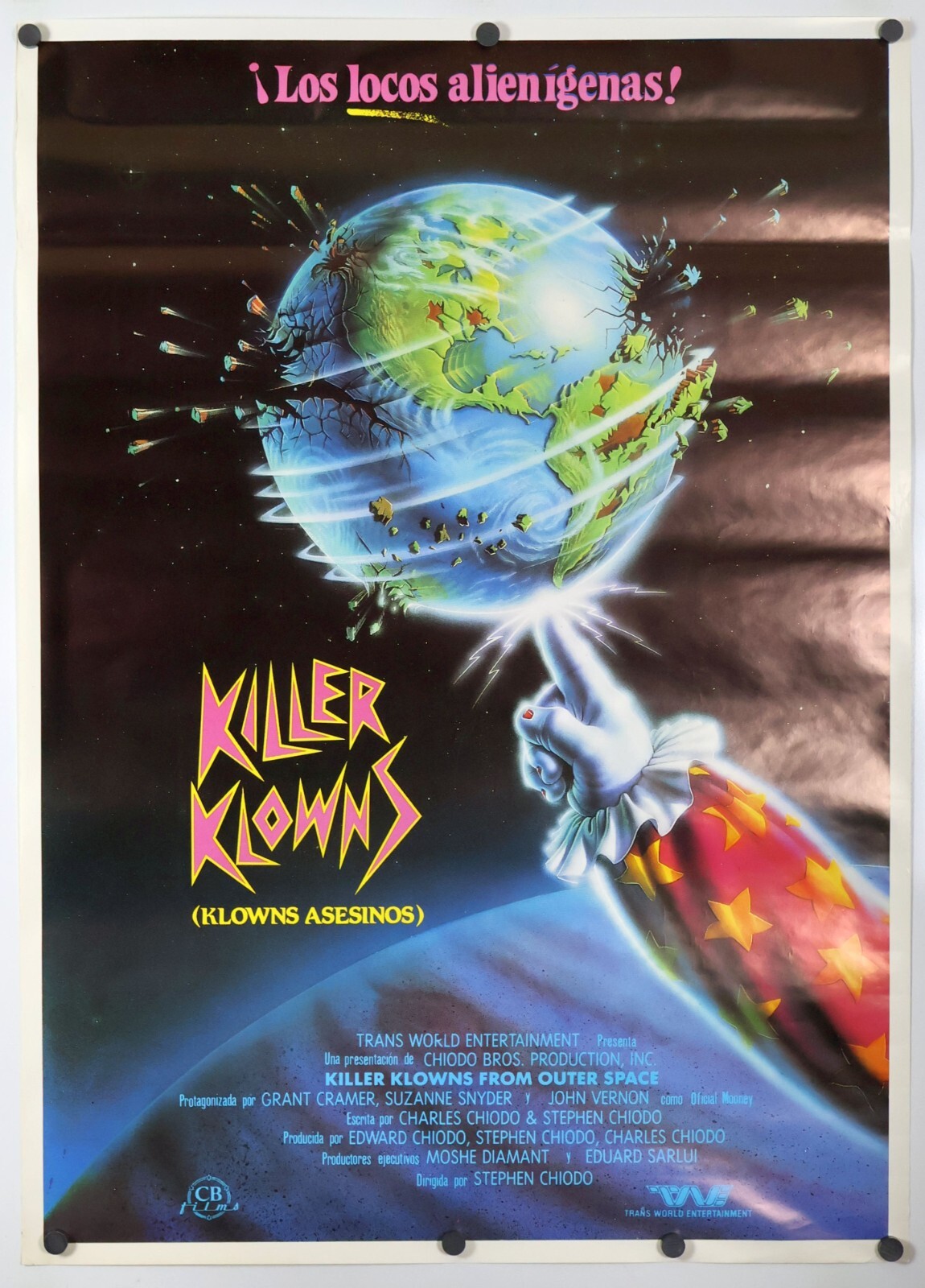 Killer Klowns From Outer Space - original movie poster - INTL EX ROLLED Killer Klowns From Outer Space - original movie poster - INTL EX ROLLED
