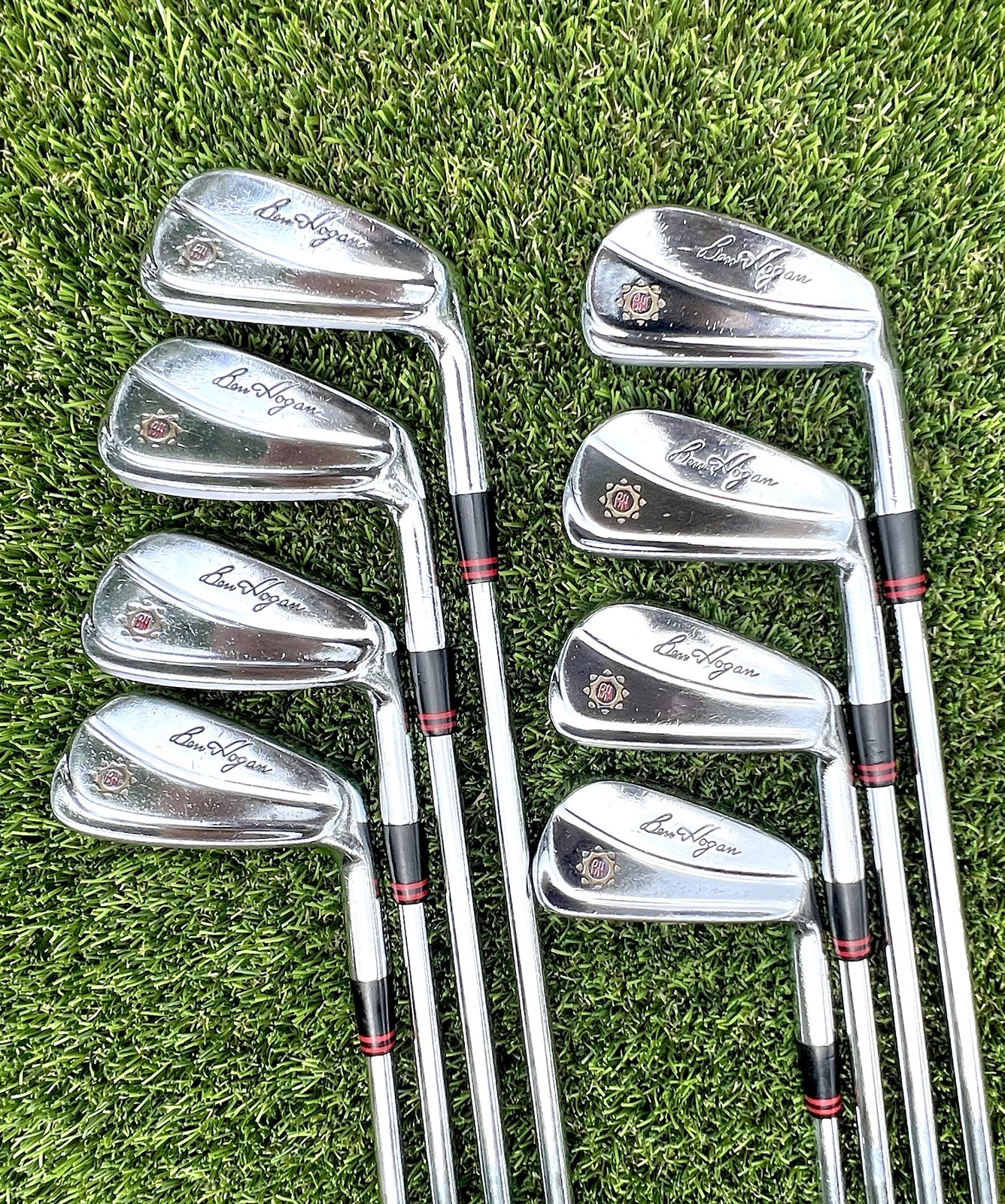 Ben Hogan 1999 Apex Forged Iron Set, 3-E , Apex 4 Shafts. Nice Condition