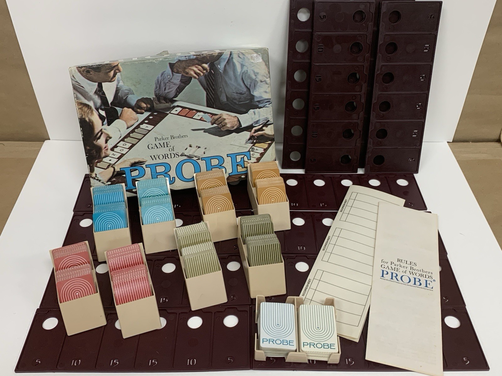 Vintage 1960’s Retro 1964 PROBE Card Game Complete With Extra - 2 Games In 1 Box Vintage 1960’s Retro 1964 PROBE Card Game Complete With Extra - 2 Games In 1 Box