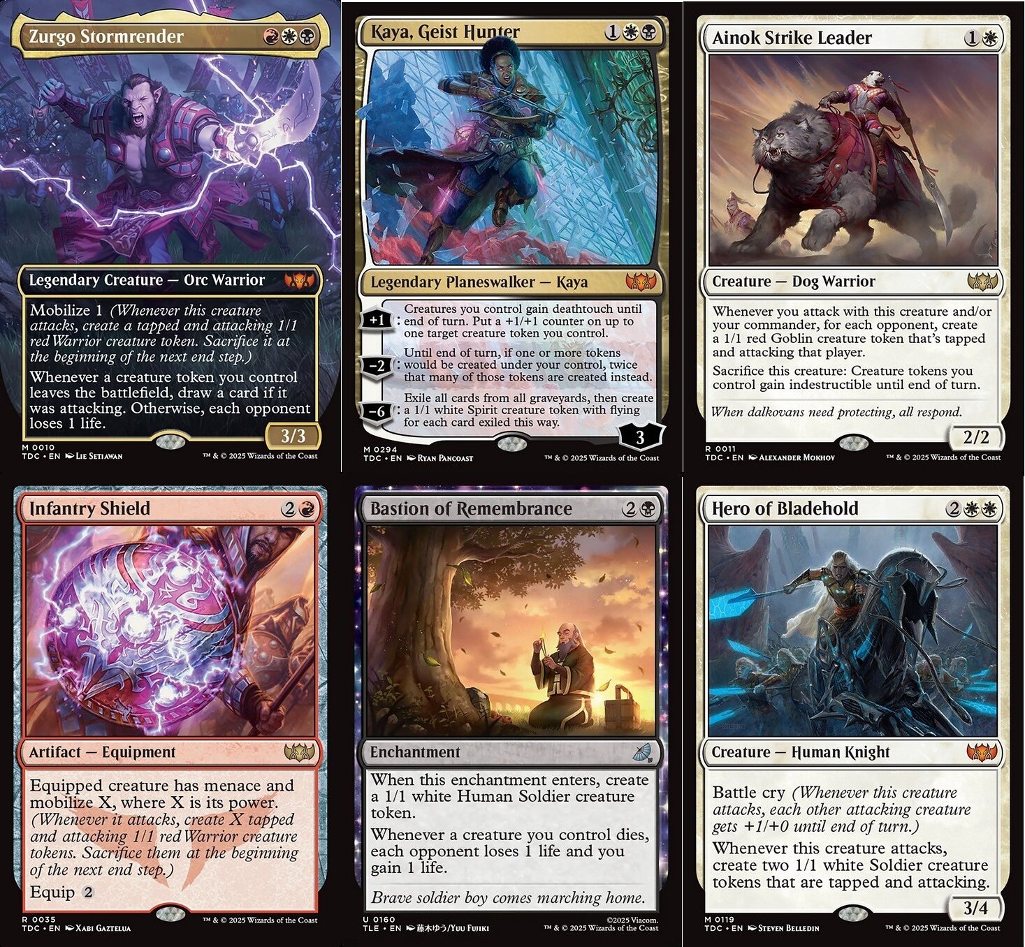 Zurgo Stormrender Commander Deck - 100 Magic Cards EDH - Ainok Strike Leader  NM