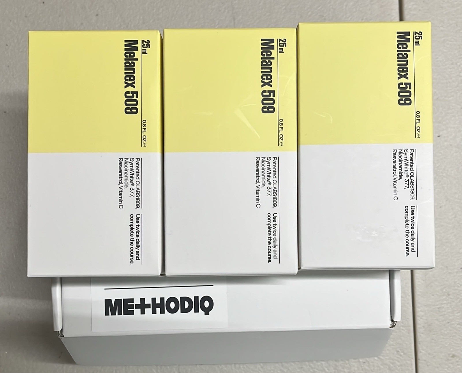 3X Melanex 509 Niacinamide, Resveratrol Vitamin C / 15ml / .5 oz NIB