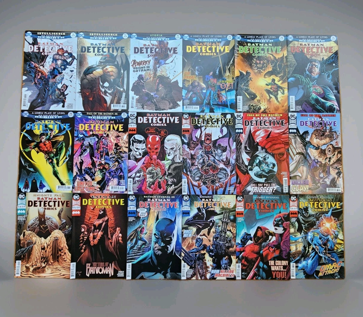 Huge Lot Of 36 BATMAN DETECTIVE COMICS 961-963 965-985 987 989-991 993-999 VF-NM Huge Lot Of 36 BATMAN DETECTIVE COMICS 961-963 965-985 987 989-991 993-999 VF-NM