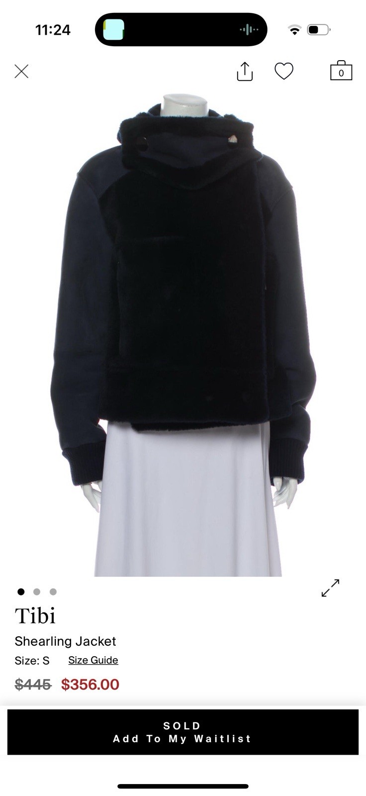 Tibi shearling/Suede jacket women Size s Tibi shearling/Suede jacket women Size s