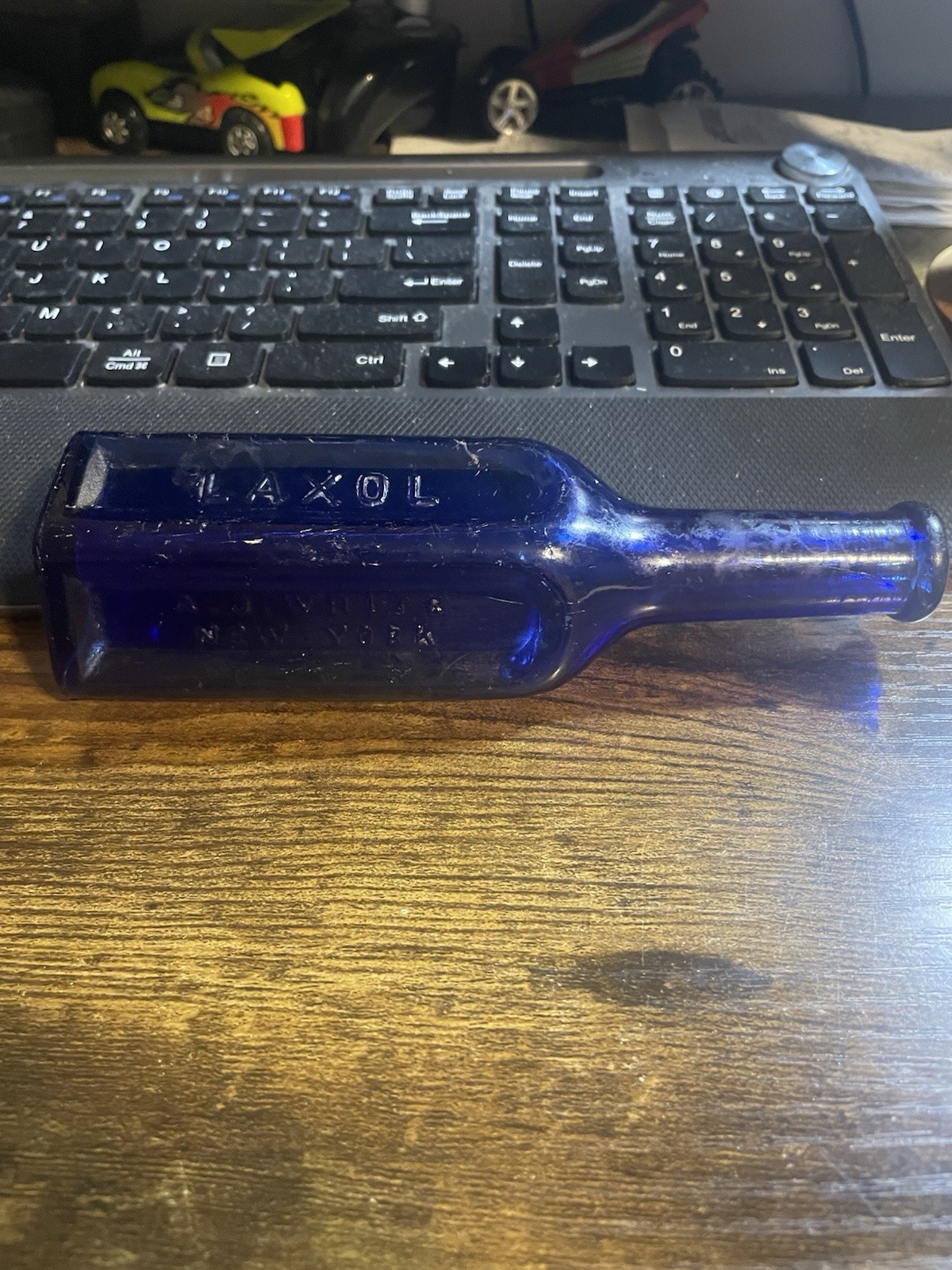 Vintage Laxol A. J. White New York Bottle Vintage Laxol A. J. White New York Bottle