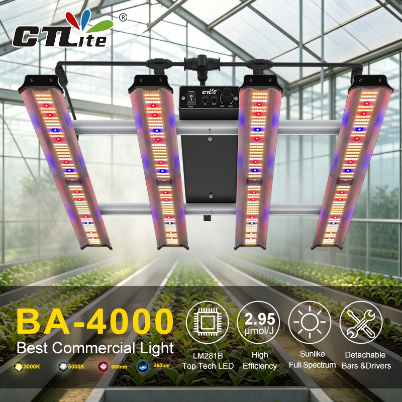 BA4000W LED Grow Lights Full Spectrum Commercial Greenhouse Indoor Plants FC4000