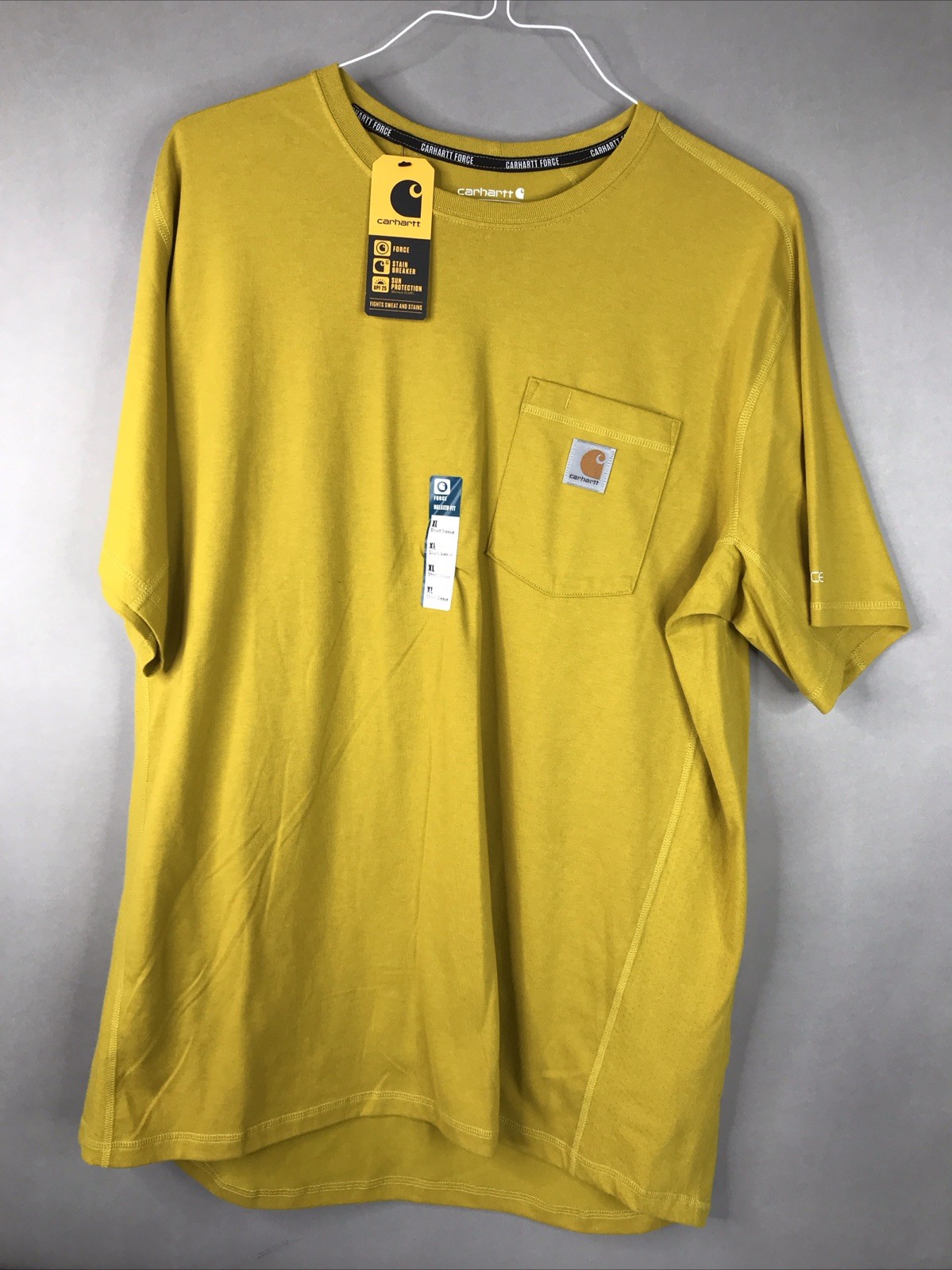 Carhartt Force Relaxed Fit Midweight Short Sleeve Pocket T-Shirt Mens XL New Carhartt Force Relaxed Fit Midweight Short Sleeve Pocket T-Shirt Mens XL New
