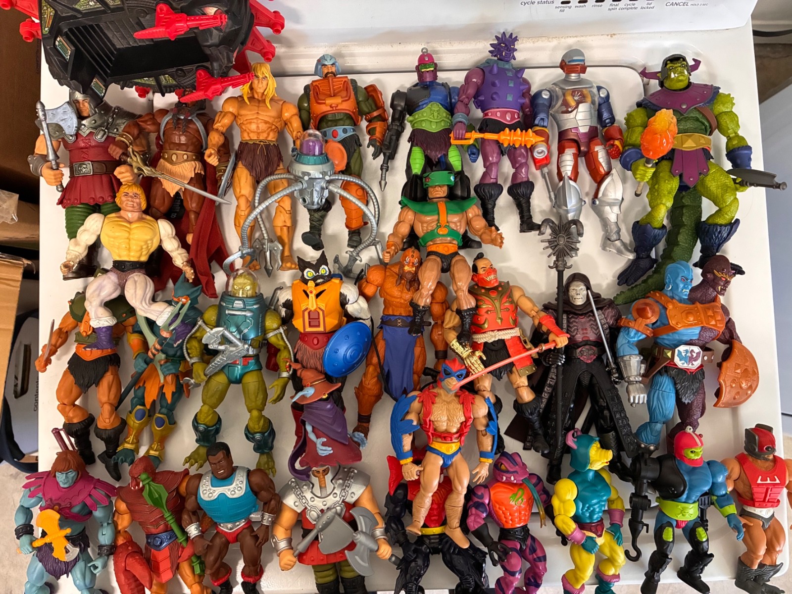 HUGE Masters of the Universe figure lot Mattel Vintage & New