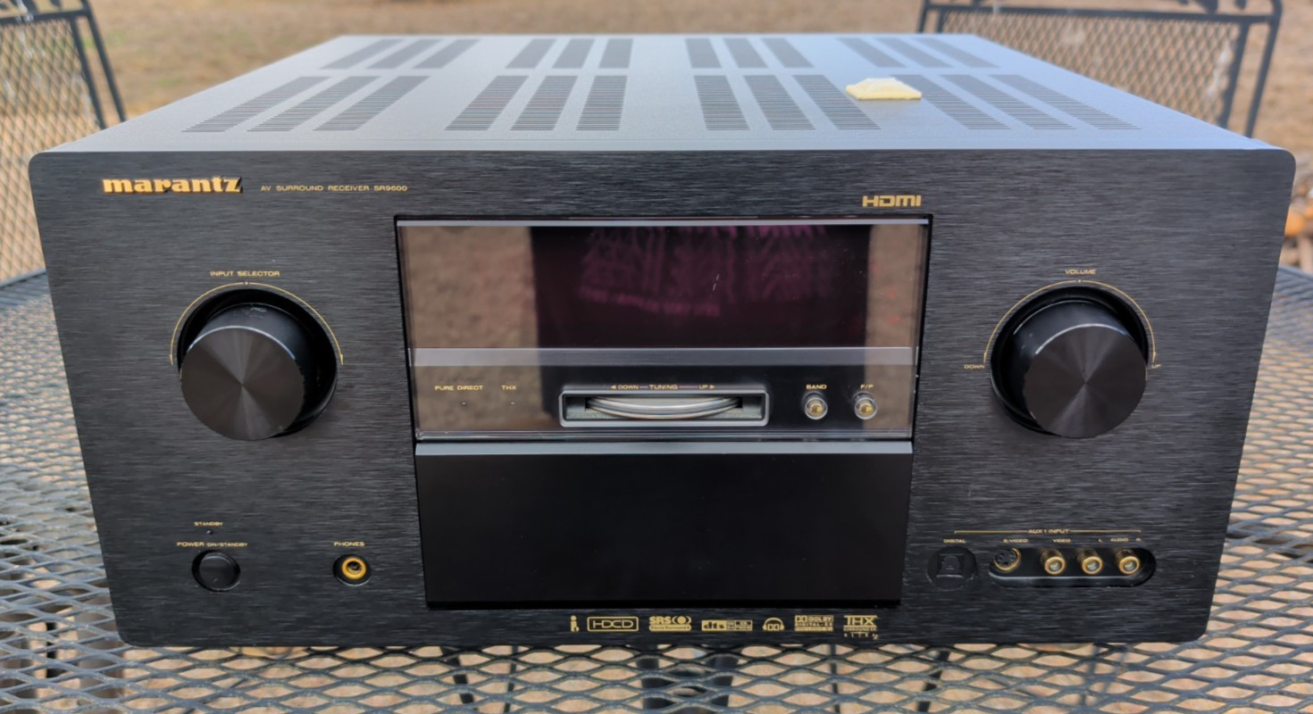 Marantz SR9600 THX Ultra2 7.1 Channel Flagship A/V Receiver – 140W x 7 – Read