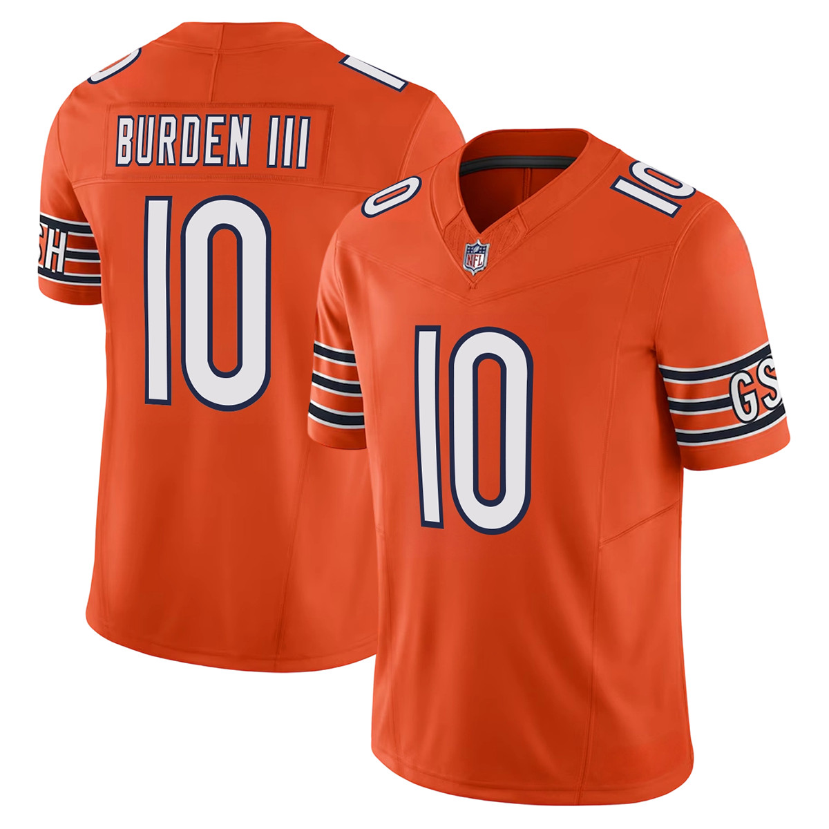 New Luther Burden #10 Men\'s Bears Limited Player All Stitched Jersey S-3XL-NWT