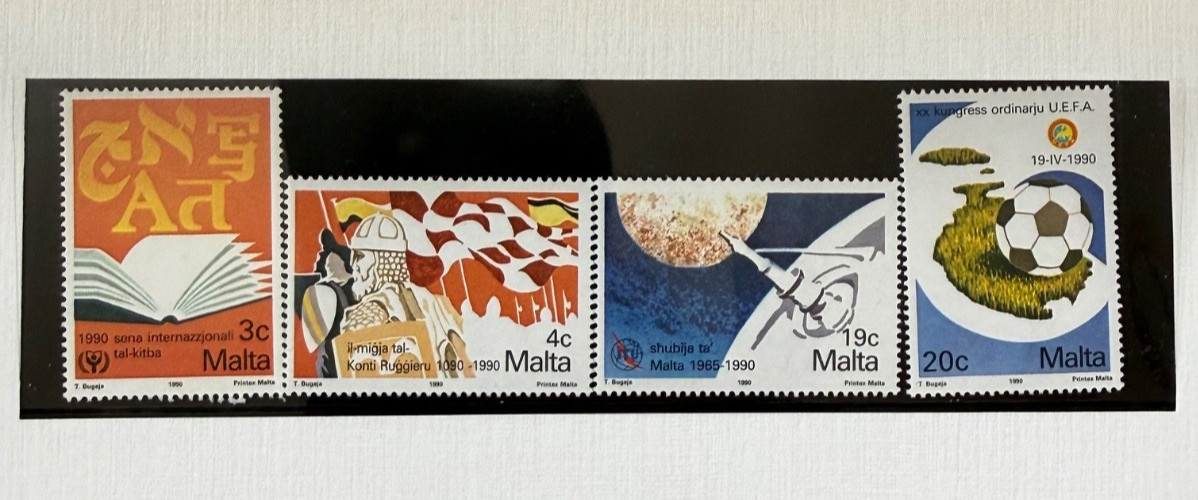 Malta 1990 Commemorations Presentation Pack UMM MNH SG 866-869